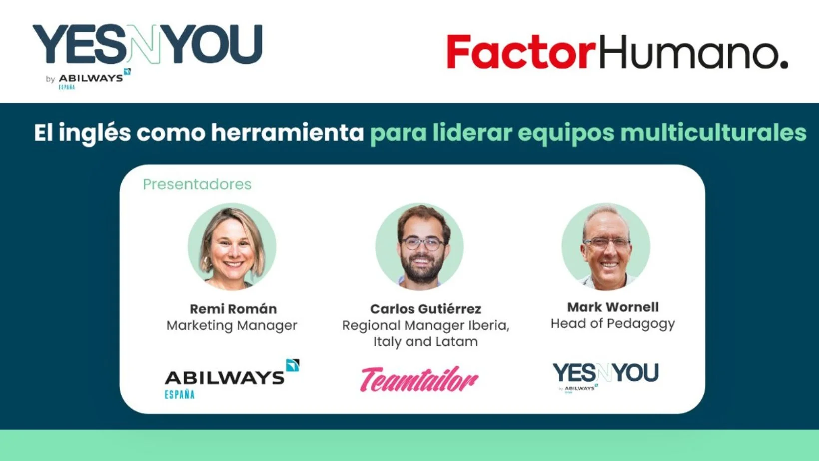 El inglés como herramienta para liderar equipos multiculturales Yesnyou - Abilways